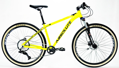 Bicicleta  Absolute Nero Aro 29 17  12v Freios De Disco Hidráulico Câmbio Absolute 12v Cor Amarelo