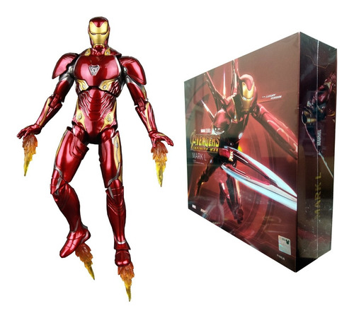 Boneco Iron Man Zd Toys Mark 50 L Homem Ferro Vingadores