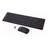 Teclado E Mouse Slim Sem Fio Wireless 2.4ghz  Pc - Smart Tv