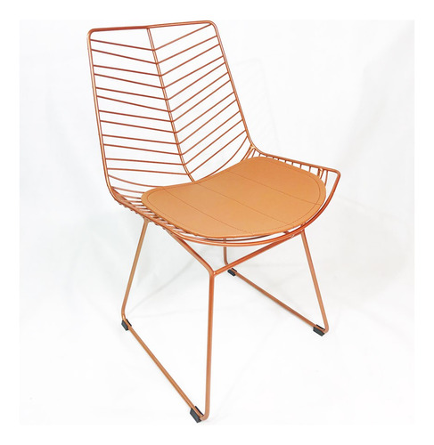 Cadeira Bertoia Retrô Cozinha Cobre/cobre - Poltronas Do Sul