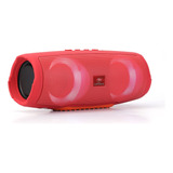 Caixa De Som Bluetooth Preta Boombox 20cm Cor Vermelho