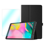 Case Flip + Película Vidro Para Galaxy Tab A 10.1 T510 T515