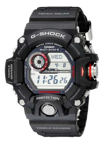 Reloj Hombre Casio Gw9400-1cr Cuarzo Pulso Negro En Resina