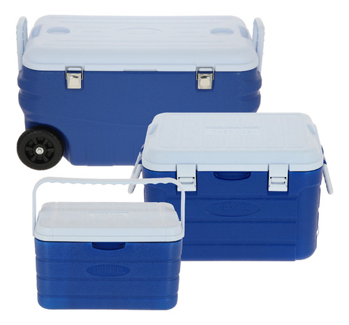 Combo Thermos Coolers Coolertransport® Series Color Azul