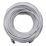 Cabo De Rede Rj45 50m Cat5e Internet Lan Branco Crimpado Top