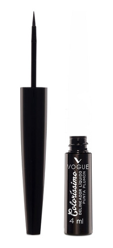 Delineador De Ojos Líquido Vogue Colorissimo Negro X 4 Ml