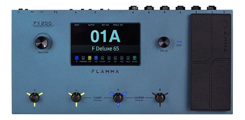 Pedal De Efecto Flamma Fx200  Azul