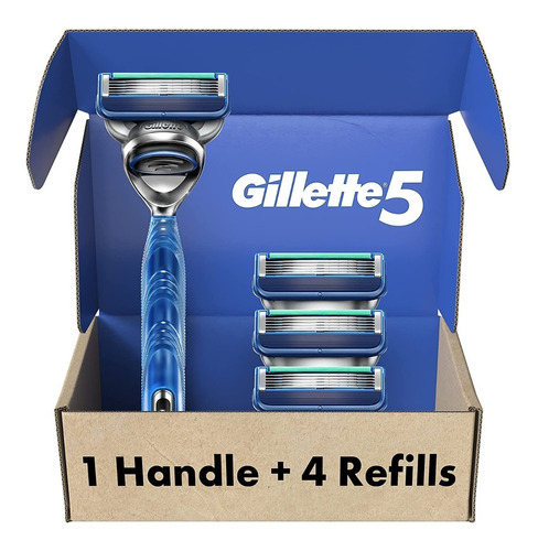 Gillette5 - Recambios Para Maquina De Afeitar Hombre. 4 Unid