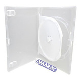 Estojo Box P/ 2 Dvd Capa Transparente Amaray - 50 Und.