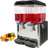 Dispensador Agua Fresca Jugo 36 Litros Enfriador 2 Tanques