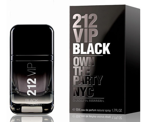 Perfume Carolina Herrera 212 Vip Black 50ml Edp 100%original