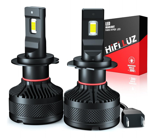 Kit Focos Led Luces Faros H7 28000 Lúmenes Canbus Luz Blanca