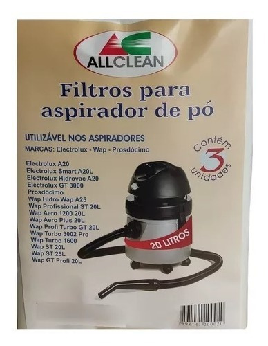 Filtro Aspirador De Pó Prosdócimo/wap/electrolux A20