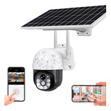 Solar Camara Wifi Ptz 360 1080p Audio Bidireccional Exterior