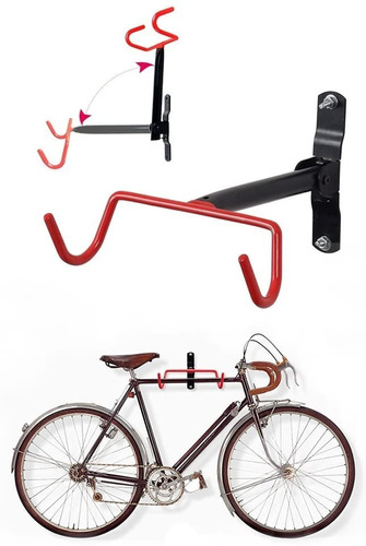 Soporte Para Colgar Bicicleta De Pared Doble Apoyo