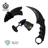 Kit Faca Karambit Cs Go Black Hawk + Push Dagger C/nfe