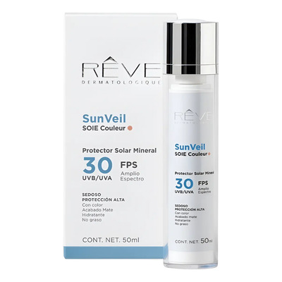 Reve Protector Solar Mineral Sunveil Soie Couleur 30fps 50ml | Envío gratis