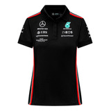 Camiseta Polo Mujer Mercedes Amg Petronas F1 2023 Original