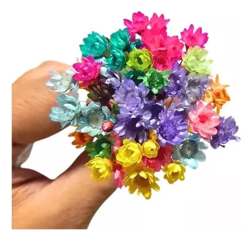 Kit Resina Epoxi + Flores Secas Colores Surtidos