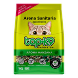 Arena Sanitaria Para Gatos Topk9 Aroma Manzana 4kg