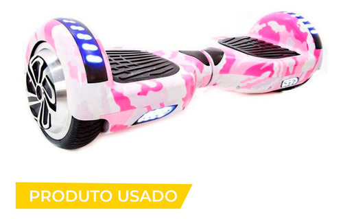 Hoverboard Skate Elétrico 6.5 Led Bluetooth Cores Usado