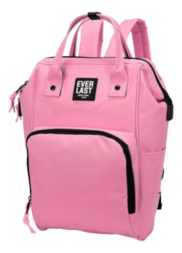 Mochila Cartera Mujer Everlast  Dama Urbana Boca De Pez