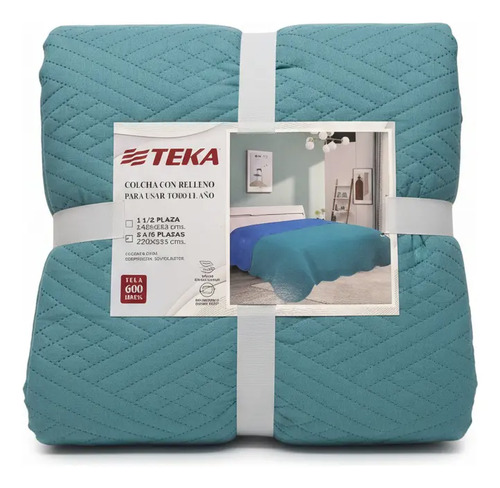 Colcha Teka Reversible 600 Hilos 2 1\u002F2 Plaza | Envío gratis