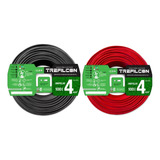 Combo 2 Rollos Cables Uni 4 Mm Trefilcon - R/n - 100 Mtr