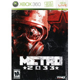 Sellado Xbox 360 Metro 2033 Thq Físico Original