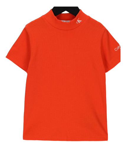 Blusa Calvin Klein Para Niña Naranja