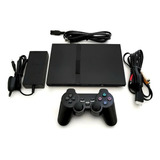 Ps2 Playstation 2 Slim Sony 0pl Completo + Controle+ Memory C+ Hdmi