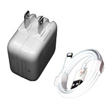 Cargador Apple 12w iPad iPhone + Cable Lightning Original