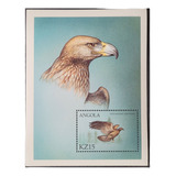 2000 Fauna- Aves Rapaces Aguila- Angola (bloque) Mint