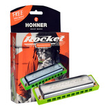 Gaita Diatônica Rocket Amp Progressive Hohner Em Dó (c)