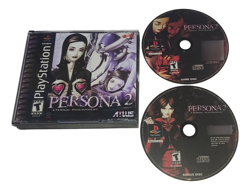 Persona 2  Playstation Patch Midia Prata!