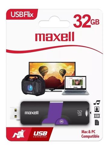 Pendrive Maxell Usb Flix 32 Gb