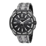 Reloj De Cristal Solar Seiko Para Hombre