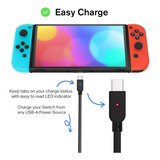  Cable De Carga Usb Tipo-c Para Nintendo Switch