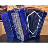 Acordeon Fa Azul 3 Registros Farinelli Premium 3412faahg