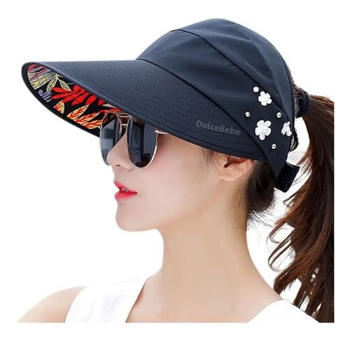 Sombrero Dama Playa Protección Solar Piel Visera