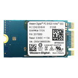 Ssd Wd Sn520 2242 M.2 Nvme Pcie3.0x2 De 512 Gb