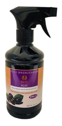 Óleo Bronzeador Cenoura Urucum E Açaí Duotrato 500ml Spray