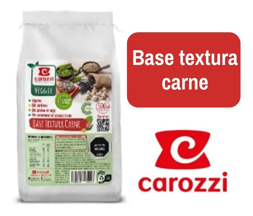 Carozzi Gourmet Veggie Base Textura Carne 500g