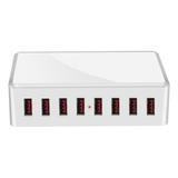 Zapatilla Hub 8 Puertos Usb Cargador 220v Pared  (wlx-t9)