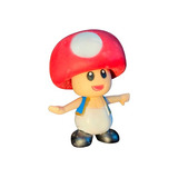 Figuras Pvc De Super Mario Bros Toad 15cm Luz Y Sonido