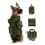 Pechera Chaleco Tactico Militar Perro Talla Extra Grande 