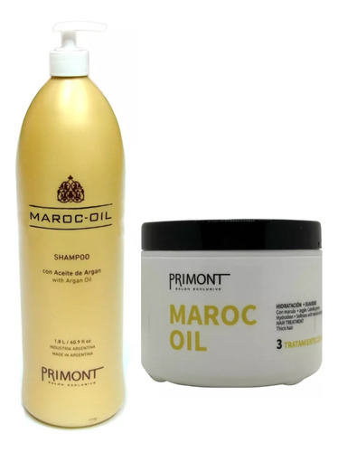 Combo Shampoo + Mascara Maroc-oil Primont