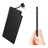 Cargador Portatil Auskang 10000 Mah/negro Para iPhone