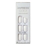 Kiss Impress - Manicura A Presión , Kit De Uñas Cortas De Ge