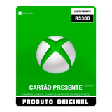 Microsoft Gift Card R$ 300 Reais Xbox Live Envio Imediato
